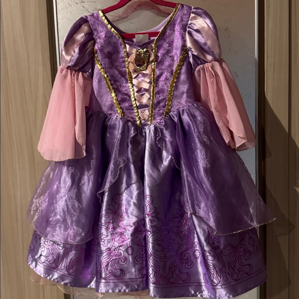 Disney Princess Dress with Purple and Pink Hues